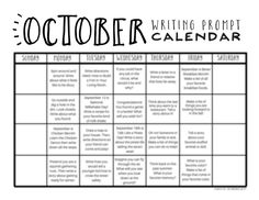 a calendar with the words, writing project and other things to do on it in black and