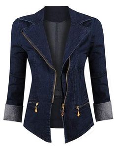 Fancy Tops, Denim Jacket Women, Denim Outfit, Fashion Wear, Jacket Outfits, Denim Fashion, Classy Outfits