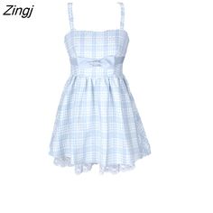 Shipping: Worldwide Express Shipping AvailableDelivery time: 7-15Days Fast ShippingReturns: Fast refund, 100% Money Back Guarantee.Brand Name: YRUOSLEElasticity: Slight StrechSleeve Style: Spaghetti StrapFabric Type: Chemical FiberPattern Type: PlaidFit Type: Regulai FitSilhouette: A-LINENeckline: Slash neckDecoration: BowStyle: SweetDresses Length: Above Knee, MiniMaterial: CottonMaterial: PolyesterMaterial: AssortedAge: 18-24Origin: Mainland ChinaCN: GuangdongClosure Type: zipperType: RegularM Plaid Dress Women, Blue Plaid Dress, Party Mini Dress, Autumn 2022, Dress Autumn, Elegant Party, Plaid Dress, Strap Dress, Women Lace