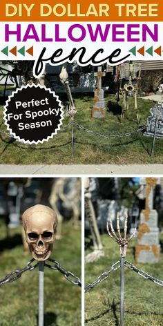 halloween fence made from Dollar Tree supplies Fence On A Budget, Halloween Fence, Dollar Tree Halloween, Diy Halloween, How To Make Your, Dollar Tree, On A Budget, Fence, Make Your Own