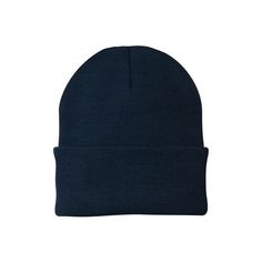 "Find the Port & Company® Knit Cap at Michaels. com. Keep your head well covered during cooler weather in our cap that has a 3-inch folding cuff for easy embroidery. Keep your head well covered during cooler weather in our cap that has a 3\" folding cuff for easy embroidery. Details: Available in multiple colors 100% acrylic | Port & Company® Knit Cap in Navy Blue | Michaels®" Easy Embroidery, Knit Cap, Cooler Weather, Embroidery Details, Your Head, Apparel Accessories, Accessories Hats, Navy Blue, Cuff