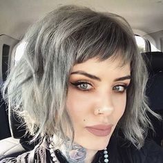 Trendy Bob Hairstyles, Bob Hairstyles With Bangs, Bob Haircut With Bangs, Bob Hairstyles For Fine Hair, Short Bob Haircuts, Long Bob Hairstyles, Trending Hairstyles, Short Hair With Bangs, Bob Haircuts