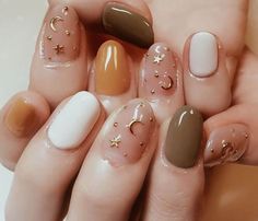 Fall Nail Art Designs, Cute Gel Nails, Get Nails, Autumn Nails, Fall Nail, Fire Nails