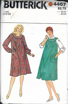 a woman's dress and top sewing pattern from butterick