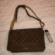 Bcbg Mocha Colored Shoulder Bag. Perfect Condition, New With Tags! Dust Bag Included. Never Worn. Trendy Brown Satchel With Branded Hardware, Trendy Brown Shoulder Bag With Branded Hardware, Trendy Brown Bag With Branded Hardware, Brown Tote Flap Bag With Gold-tone Hardware, Chic Brown Satchel With Gold-tone Hardware, Brown Flap Bag With Gold-tone Hardware For Shopping, Brown Evening Shoulder Bag With Branded Hardware, Evening Brown Shoulder Bag With Branded Hardware, Brown Bags With Branded Hardware For Evening