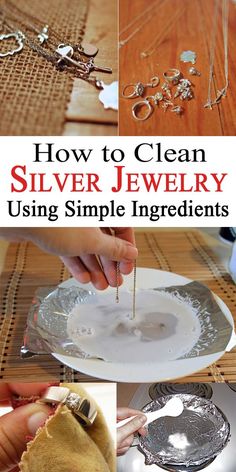 how to clean silver jewelry using simple ingredients