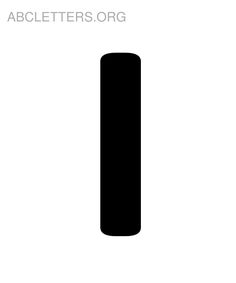 the letter i is made up of two black rectangles and one white rectangle