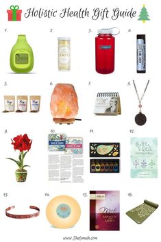 holiday gift guide for the health and beauty lover in your life with text overlay