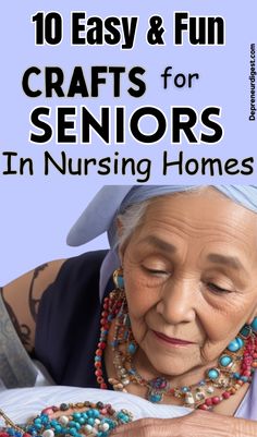 Easy Crafts For Seniors In Nursing Homes Christmas Crafts For Adults, Easy Fall Crafts