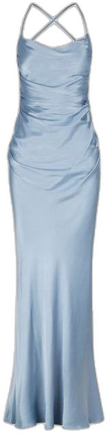 Elegant Light Blue Formal Maxi Dress, Elegant Light Blue Maxi Dress For Formal Occasions, Elegant Light Blue Silk Dress, Elegant Light Blue Satin Dress, Elegant Light Blue Maxi Dress For Gala, Elegant Light Blue Floor-length Maxi Dress, Elegant Light Blue Silk Maxi Dress, Elegant Light Blue Satin Maxi Dress, Light Blue Silk Maxi Dress For Evening