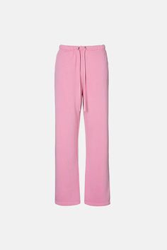 CORE STRAIGHT LEG SWEATPANT in VINTAGE PINK – Elwood Clothing Cotton Drawstring Full-length Pants, Full Length Cotton Pants With Drawstring, Spring Sweatpants With Straight Hem, Solid Color Straight Hem Sweatpants For Spring, Casual Boxy Fit Pants For Loungewear, Casual Boxy Fit Lounge Pants, Relaxed Solid Color Pants With Straight Hem, Cotton Drawstring Sweatpants For Lounging, Sporty Cotton Wide Leg Sweatpants