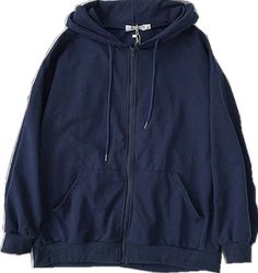 Loose Hoodie, Hoodie Coat, Zip Up Hoodie, Next Level, Blending, Kangaroo, Stretch Fabric, Zip Ups, Navy Blue