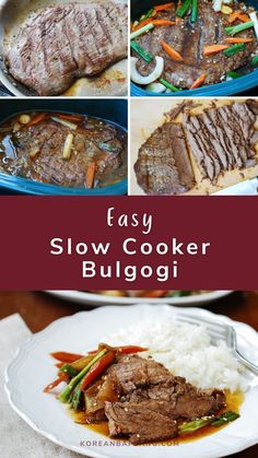 this easy slow cooker steak is the perfect meal to make for dinner or as an appetizer