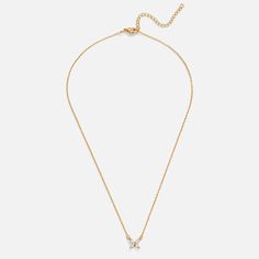 Dress it up or down, this necklace is totally versatile. 18K gold plated, brass Length: 15.74in (+ 2.36in) Hypoallergenic, lead & nickel free If you aren't in LOVE with your purchase, please let us know within 30 days of receiving your item, and you'll receive a stress-free refund. Gold Plated Clavicle Chain With Flower Pendant, Gold Plated Jewelry With Clavicle Chain And Flower Pendant, Elegant Gold Metal Flower Necklace, Gold Plated Jewelry With Delicate Chain And Flower Pendant, Elegant Adjustable Flower Necklace With Clavicle Chain, Metal Jewelry With Delicate Chain And Flower Pendant, Metal Jewelry With Flower Pendant And Delicate Chain, Elegant Adjustable Clavicle Chain Flower Necklace, Elegant Metal Flower Necklace With Adjustable Chain