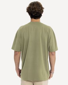 Unisex Heavyweight T-Shirt - LIGHT OLIVE - L | Next Level Heavyweight T-Shirt in Light Olive Size Large | usa combed ring-spun cotton Green Soft-washed T-shirt For Streetwear, Relaxed Fit Soft-washed Green T-shirt, Green Relaxed Fit Soft-washed T-shirt, Oversized Green T-shirt For Everyday, Green Oversized T-shirt For Everyday, Soft-washed Green Cotton T-shirt, Green Soft-washed Everyday T-shirt, Red Bone, Next Level