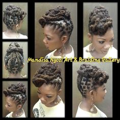 Loc Braiding by NeciJones Styling Locs, Medium Locs, Nubian Locs, Pretty Locs, Loc Ideas, Women Natural Hairstyles, Black Women Natural Hairstyles, Loc Care