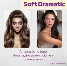 Soft Dramatic Hair, Dramatic Hair Colors, Style Analysis, Dramatic Hair, Soft Gamine, Natural Clothing, Mom Hairstyles, Style Muse