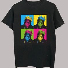 Nwt Men’s Notorious B.I.G. Short Sleeve Graphic T-Shirt, Sz Xxl A Baddie Shirts, Biggie Smalls Shirt, Notorious Big Shirt, Everyday Aesthetic, Big Shorts, Square Graphic, Biggie Smalls, Vibrant Style, Skater Girl