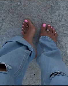 Gel Toe Nails, Toe Nail Color, Summer Toe Nails, Pink Nail, Manicure Y Pedicure, Fire Nails, Dream Nails, Chic Nails