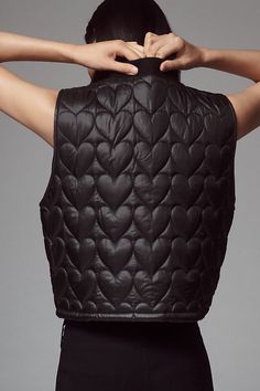 Maeve Heart Quilted Vest Sweater Season, Warrior Queen, Candles For Sale, Heart Quilt, Quilted Vest, Greek Goddess, Beauty Wellness, Black Fits, Candle Gift