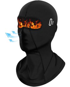 PRICES MAY VARY. 【THERMAL FLEECE FABRIC】: Are you still worried about frozen face or ears when outdoors in cold winter? Our balaclava ski mask will offer a full protection for your head, face and neck, keep you warm and comfortable to wear. It is made of high quality Fleece fabric which is soft, breathable, extra-stretchy. Windproof and suitable for about 20°F. 【UNIQUE GLASSES HOLE DESIGN】: Different from others, this full winter face mask is designed with glasses holes, which makes it suitable Functional Moisture-wicking Balaclava For Winter, Winter Outdoor Balaclava With Moisture-wicking, Black Fleece-lined Balaclava For Sports, Black Sports Balaclava With Fleece Lining, Winter Outdoor Moisture-wicking Balaclava, Windproof Functional Balaclava For Winter, Functional Windproof Balaclava For Winter, Black Windproof Balaclava For Outdoor, Warm Functional Balaclava For Winter Sports