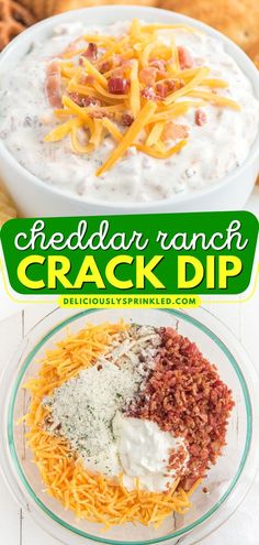 Here's a New Year's Eve food that doubles as an easy game day appetizer! It will be one of the first Super Bowl party food ideas to disappear. Creamy and flavor-packed, this Cheddar Ranch Crack Dip Recipe is highly addictive! 4 ingredients are all you need! Party Dips Easy Crowd Pleasers, New Year's Eve Food, Dips Easy, Party Dips Easy, Crockpot Appetizers, Delicious Dips Recipes, New Years Eve Food, Holiday Favorite Recipes, Quick And Easy Appetizers