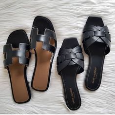 Summer Sliders, Hermes Slides, Ace Design, Ig Makeup, Ysl Sandals, Date Night Outfits, Flat Gladiator Sandals, Designer Footwear, Hermes Belt