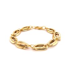 14K Yellow Gold Chunky 7.5" Double Elongated Oval Link Chain Bracelet with Lobster Clasp. Made of real gold, resistant to tarnish and water. Pearl Charm Necklace, Elongated Oval, Gold Link Chain, Link Chain Bracelet, Gold Bracelet Chain, Christmas Gift Jewelry, Pearl Pendant Necklace, Christmas Jewelry, Real Gold