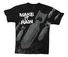 Make it Rain tee Fisher Space Pen, Military Looks, Shoulder To Shoulder, Make It Rain, Staple Wardrobe Pieces, Flight Jacket, Black Camo, Wearing Clothes, Personalized T Shirts