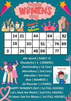 the happy women's day calendar