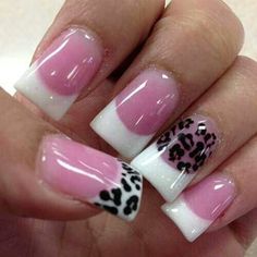 Her Nails, Really Cute Nails, Animal Print Nails, Get Nails, I Love Nails, Manicure Y Pedicure, Fabulous Nails, Fancy Nails