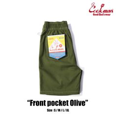 Chef Shorts Front Pocket These shorts, made from sturdy and tough duck canvas fabric, feature six pockets. The front pockets have rivets in the corners to enhance durability. The design is very practical, even when your hands are full or when sitting. - 2 side pockets and additional 2 in the back. - String loop for keychains. - Machine washable 100% cotton. (recommend a test wash before use) - Made in China *Recommendation This product will shrink when washed. Please choose one size bigger than Khaki Cotton Shorts With Multiple Pockets, Khaki Cotton Shorts With Side Pockets, Khaki Cotton Utility Shorts, Khaki Cotton Cargo Shorts With Pockets, Khaki Cargo Shorts With Pockets In Cotton, Khaki Cotton Shorts With Hip Pockets, Casual Cotton Bottoms With Open Pocket, Utility Cotton Cargo Shorts, Cotton Shorts With Patch Pockets For Outdoor