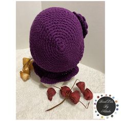 Limited offer! This awesome knitted hat, knitted scarf, beanies, crochet hats, fall apparel, sports wear, active wear for $28.95.. #PantherCharm #GoldLionCharm #SportsWear #WordCharms #SeashellCharm #DogNameTags #ActiveWear #BikerBracelet #FallApparel #SilverWolfBracelet Adjustable Purple Crochet Yarn Hat, Adjustable Purple Yarn Crochet Hat, Adjustable Hats With Handmade Flowers As Gift, Adjustable Hat With Handmade Flowers As Gift, Adjustable Hats With Handmade Flowers For Gifts, Purple Adjustable Hand Knitted Hat, Adjustable Purple Hand Knitted Hat, Adjustable Hand Knitted Purple Crochet Hat, Adjustable Hand-knitted Purple Hat