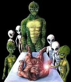 an image of aliens on the phone screen