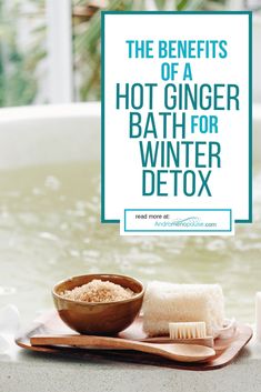 Ginger Bath Soak Benefits, Epson Salt Bath, Winter Detox, Ginger Detox, Ginger Bath