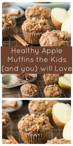 healthy apple muffins the kids candy you will love are ready to be eaten