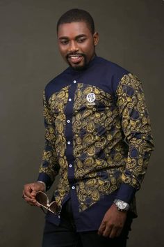 African Attire For Man, African Dresses For Men, African Clothing For Men Shirts, African Men Fashion Shirts, Ankara Shirts For Men, Stylish Shirts Men, Nigerian Men Fashion