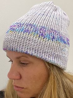 Beautiful hand knit beanie in gorgeous lilac with some coloured speckles. It is made out of Australian Merino and is soft and non scratchy. Women's size S/M Hand wash only and dry flat. Purple Knitted Beanie Hat, Hand Knitted Purple Yarn Hats, Casual Hand Knitted Purple Beanie, Handmade Purple Beanie Hat, Hand-knitted Purple Crochet Beanie, Hand Knitted Purple Crochet Beanie, Purple Hand-knitted Crochet Beanie, Purple Hand Knitted Crochet Beanie, Hand Knitted Purple Knitting Pattern