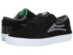 Lakai Griffin X Girl Skateboards Men's Skate Shoes Black/Grey Suede 1 Mid-top Skate Shoes With Vulcanized Sole, Mid-top Vulcanized Skate Shoes, Mid-top Skate Shoes With Vulcanized Sole For Skateboarding, Dynamic High-top Skateboarding Sneakers, Mid-top Skate Shoes With White Sole For Skateboarding, Mid-top Skate Shoes For Skateboarding, Mid-top Skate Shoes With Branded Insole For Skateboarding, Casual Skate Shoes With Boost Midsole, Mid-top Suede Skate Shoes With Boost Midsole