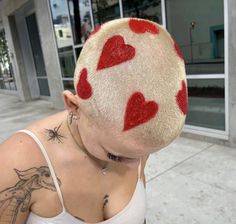 Shave My Head, Funky Hairstyles, Heart Hair, Hair Reference