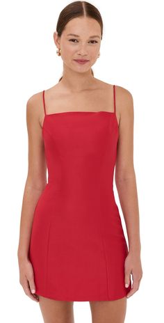 Find AZLEE Kiara Mini Dress on Editorialist. Fabric: Mid-weight, non-stretch satin. Square neckline. Sleeveless. Hook-and-eye and hidden zip at back. Shell: 100% polyester. Lined. Dry clean. Imported, India. Measurements: Measurements from size XS Length: 30.25in / 77.0cm, from shoulder Fitted Satin Dress With Square Neck For Evening, Satin Sleeveless Dress With Fitted Bodice For Gala, Silk Mini Dress With Satin Finish And Fitted Bodice, Sleeveless Satin Gala Dress, Sleeveless Satin Dress For Gala, Sleeveless Satin Dress With Fitted Bodice For Evening, Sleeveless Fitted Satin Dress For Gala, Fitted Satin Evening Dress With Square Neck, Sleek Sleeveless Satin Dress For Dinner