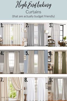 curtains that are actually budget friendly