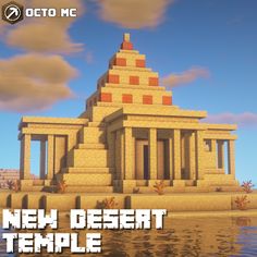 the new desert temple in minecraft