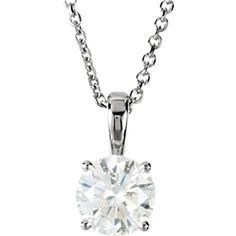 Round Diamond Solitaire Pendant Necklace 14K White Gold (0.51 Ct,J Color,Vvs1 Clarity) GIA Certified Round Diamond Pendant, Diamond Solitaire Pendant, Solitaire Necklace, Solitaire Pendant Necklace, White Gold Pendant, Diamond Solitaire Necklace, Solitaire Necklaces, Gifts Jewelry, January Birthstone