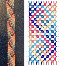 two pictures side by side, one with an odd pattern and the other with different colors