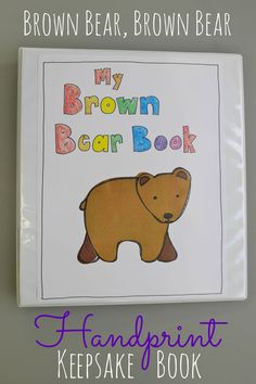 a brown bear book with the words my brown bear book on it