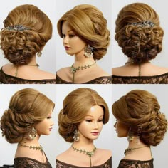 Rapanzul Hairstyle, Sanggul Modern, Quince Hairstyles, Hair Styels, Hair Upstyles, Long Hair Wedding Styles, Long Hair Updo, Front Hair Styles