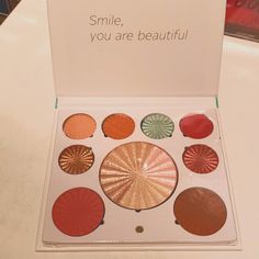 This High End Pallette Is A Must For Your Makeup Collection. The Blush & Highlighter Colors Are Pigmented And Last A Long Time. Blush Highlighter, Palette Color, Holiday Set, Eye Palette, Love Notes, You Are Beautiful, Makeup Collection, Makeup Eyeshadow, Makeup Yourself