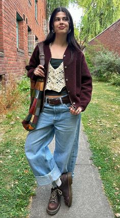 Whimsigoth Fall Outfits, General Outfit, Grunge Hippie, Autumn Fits, Funky Outfits, Fit Check, Fit Inspo, Fall 2024