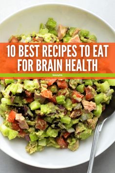 10 Best Recipes to Eat for Brain Health Brain Healthy Foods Recipes, Brain Food Recipes, Brain Recipes, Brain Diet, Mind Diet Recipes, Gut Recipes, Brain Foods, Good Brain Food, Brain Healthy Foods